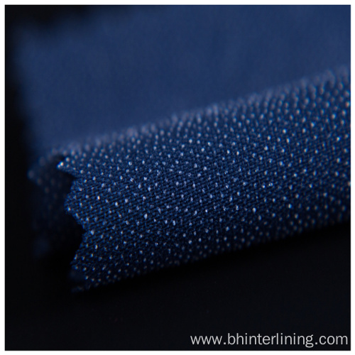 Customized colorful double-dot  fusible woven interlining